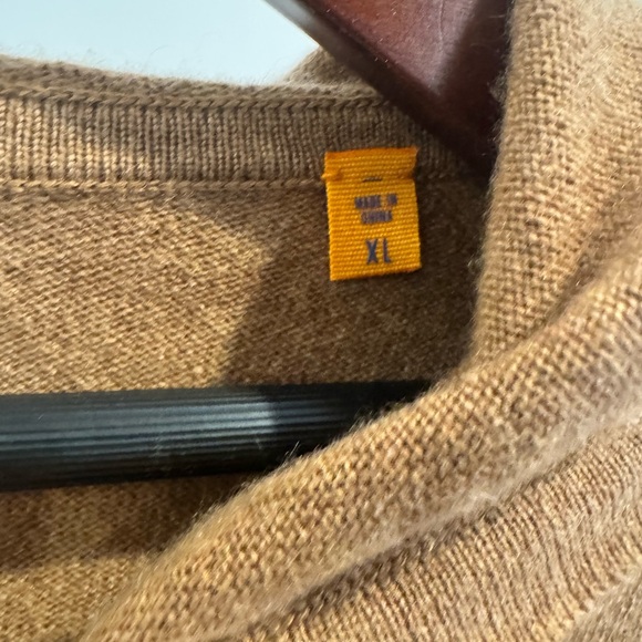 Guest in Residence Brown Cashmere Zip-Up Sweater - Picture 4 of 4